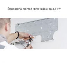 Štandardná montáž klimatizácie do 3,5kw