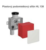 Plastový podomietkový sifón HL 138