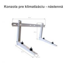 Konzola pre klimatizáciu - nástenná