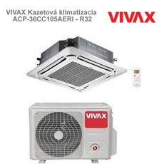 VIVAX Kazetová klimatizácia CC ACP-36CC105AERI - R32