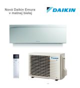 Nová Daikin Emura v matnej bielej FTXJ20AW / RXJ20A