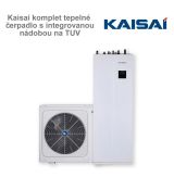 Kaisai komplet tepelné čerpadlo 6kW s integrovanou nádobou na TUV 190l KHA-06RY1