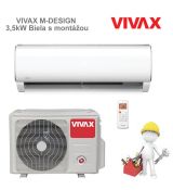 VIVAX M-DESIGN - 3,5kW Biela s montážou