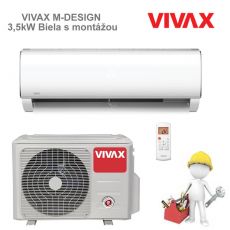 VIVAX M-DESIGN - 3,5kW Biela s montážou