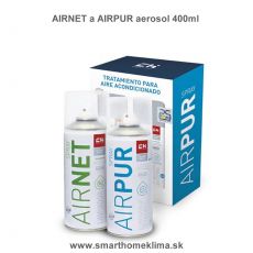 Set čističov na výparníky AIRNET a AIRPUR aerosol 400ml CH QUIMICA