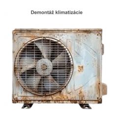 Demontáž klimatizácie s odsatím chladiva