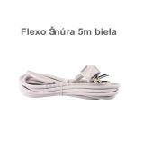 Flexo Šnúra plastová 3x1,5mm 5m biela