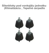 Silenbloky pod vonkajšiu jednotku set 4ks